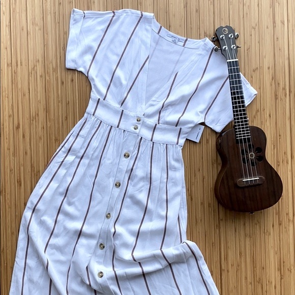 🔶🔸O’NEILL REIV STRIPED MIDI DRESS🔸🔶 - Picture 2 of 13